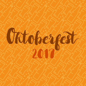 Oktoberfest Lettering Badge