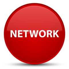 Network special red round button