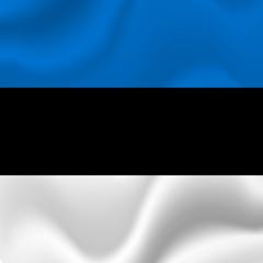 Estonia flag background. Vector illustration.