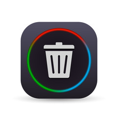 Dark MultiColor Web Button