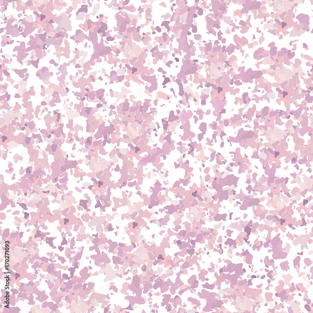 Aufkleber terrazzo textured surface modern abstract pattern. vector seamless repeat in purple and pink colors.