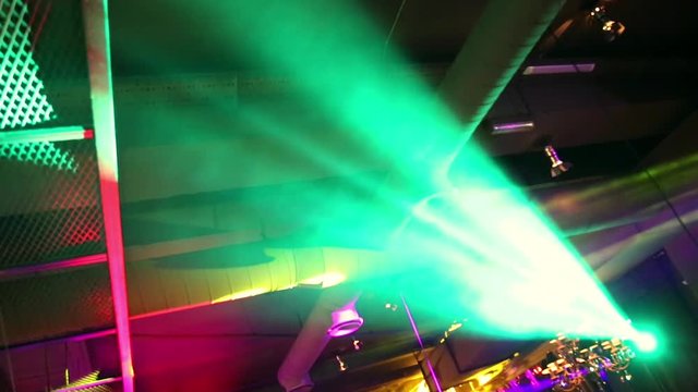 Illumination inside nightclub