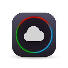 Dark MultiColor Web Button