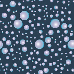 Pattern with bubbles. Seamless vector background for textile printing,paper, packaging, wrapping, design web pages, banners, layouts