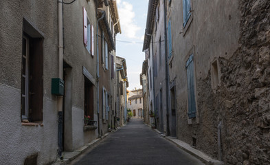 Emblematic streets of ancients french villages