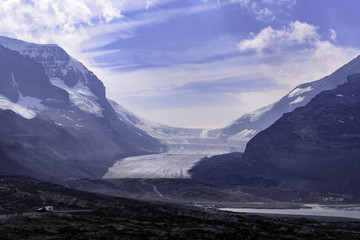 Fototapeta na wymiar Athabasca Glacier