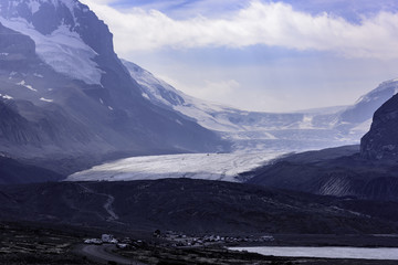 Naklejka na ściany i meble Athabasca Glacier