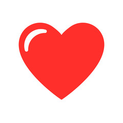 red heart vector