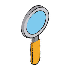 Magnifying glass symbol icon vector illustration graphic design