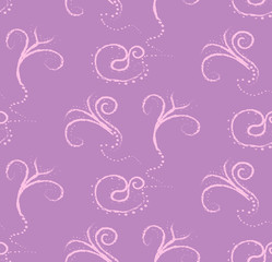 seamless abstract floral violet background
