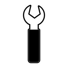 Wrench tool isolated icon vector illustration graphic design
