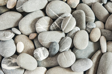Fototapeta na wymiar abstract background with dry round reeble stones
