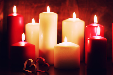 candlelight set love