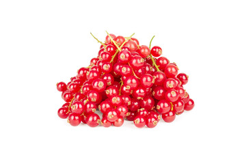 Red currant isolated on white background
