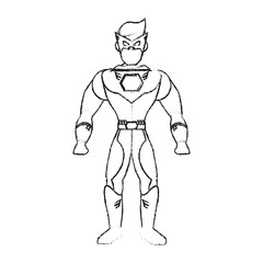 Fototapeta na wymiar Superhero character cartoon icon vector illustration graphic design