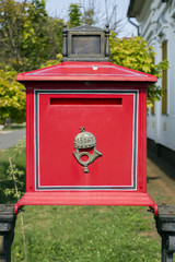 Old letter box in a hungarian street