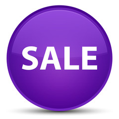 Sale special purple round button