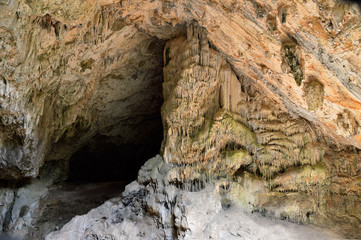 beauty in nature of a cave