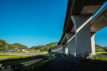 Obraz premium 道路橋・山陽自動車道