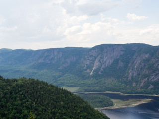 Fototapeta na wymiar Saguenay parc in summer