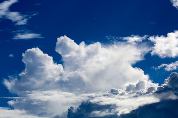 Blue sky and clouds