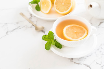 hot lemon tea