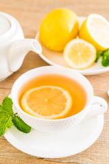 hot lemon tea