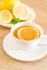 hot lemon tea