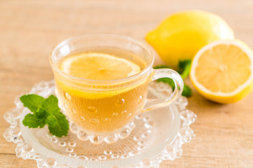 hot lemon tea