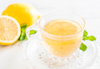 hot lemon tea