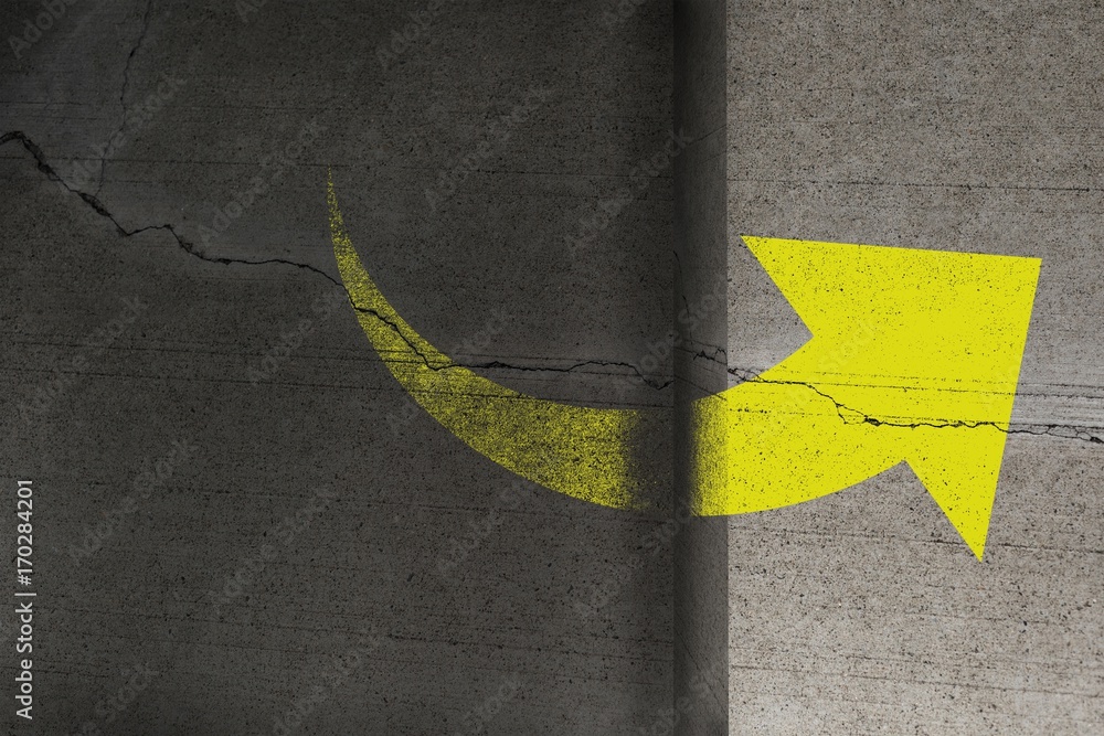 Poster composite image of arrows