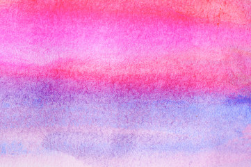 Old texture (horizontal) / Watercolour paper background for artwork in many color, pink, white and blue