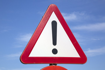 Triangle Traffic Warning Sign