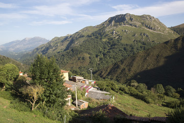 Obraz premium Riensena, Picos de Europa Mountain Range; Austurias
