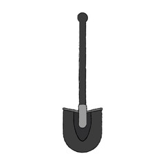 Shovel tool isolated icon vector illustration graphic design