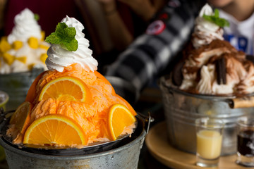 bingsu ice cream Korean dessert