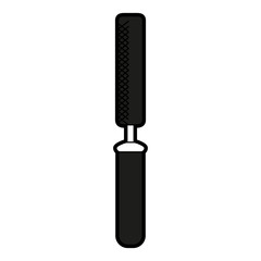 polishing stick tool icon vector illustration graphic design
