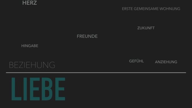 Wort Liebe und passende Synonyme