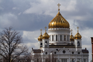 Fototapeta na wymiar Christ The Savior Cathedral in moskow