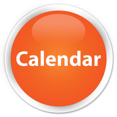 Calendar premium orange round button