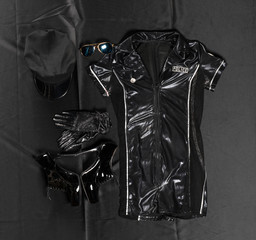 black sexy background, fetish, women's sexy clothes