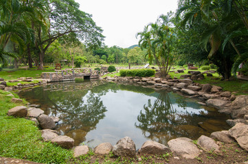 Hot springs in national park.