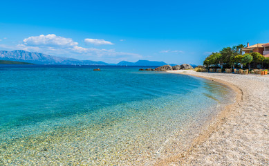 Nikiana beach on the Ionian sea, Lefkada island, Greece.