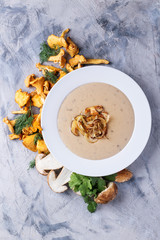 Home made mushroom soup