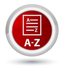 A-Z (list page icon) prime red round button