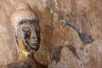 Fototapeta premium Bouddha. Cloître. Vat Sisakhet. 1819. Ventiane. Laos. 