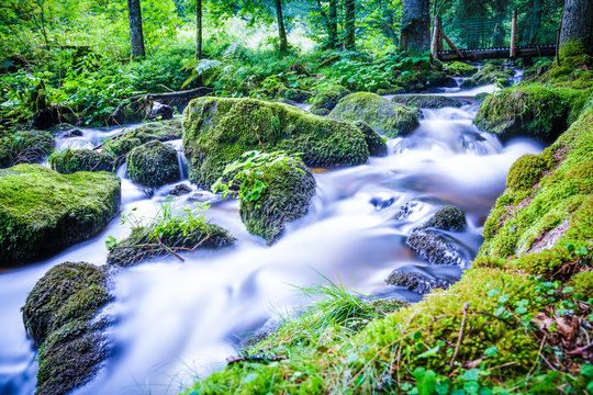 Wasserf&auml;lle von Triberg im Schwarzwald Wasserfall und Wildbach
