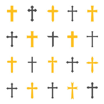 Religious cross symbol