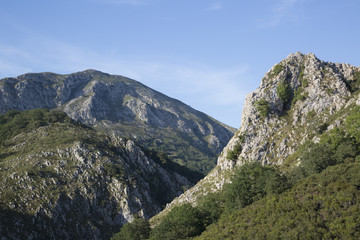 Fototapeta na wymiar Picos de Europa Mountain Range outside Labra, Austurias