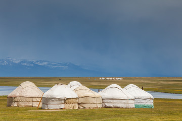 Nice Mountains in Kyrgyzstan country